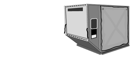 3D-modell av LD3 container